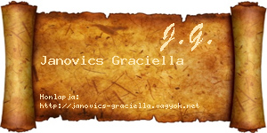 Janovics Graciella névjegykártya